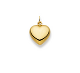 Pendentif coeur en or 18 carats 750 - 13 x 13 mm
